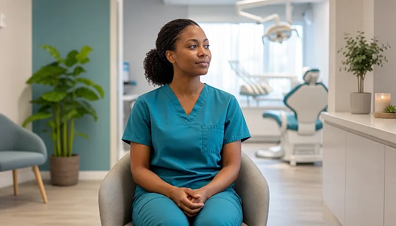 Dental nurse course visual for Acceptance and Commitment Therapy