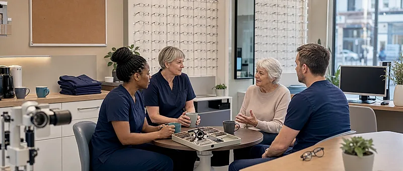 Optical practice course visual for Acceptance and Commitment Therapy