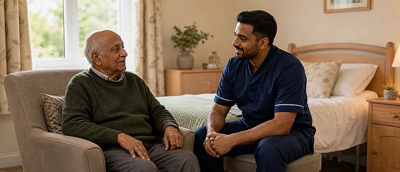 Care homes course visual for Acceptance-Based Stress Management