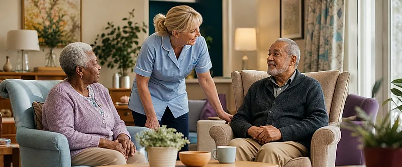 Care homes course visual for Advanced Dementia and End of Life Care