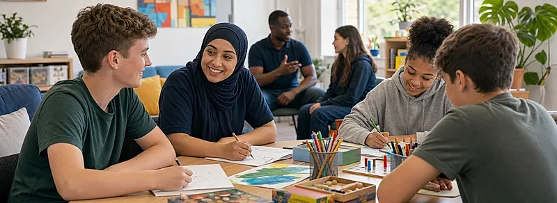 Children's homes course visual for Autism, ADHD and Neurodiversity Awareness