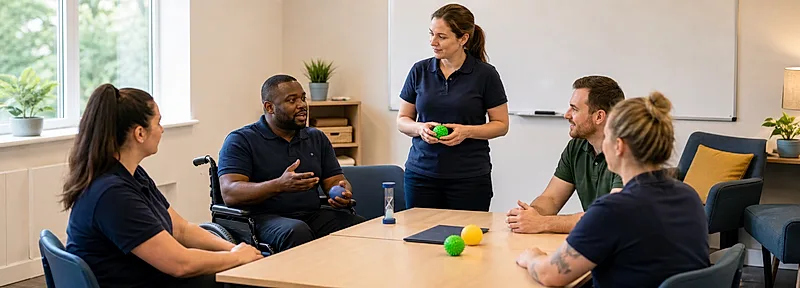 Children's homes course visual for CBT Techniques for Stress Management
