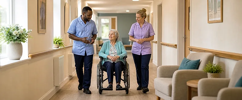 Care homes course visual for Communication and Person-Led Dementia Care