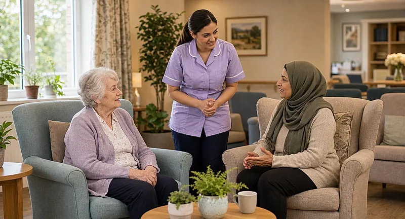 Care homes course visual for Cross-Cultural Safety and Sensitivity