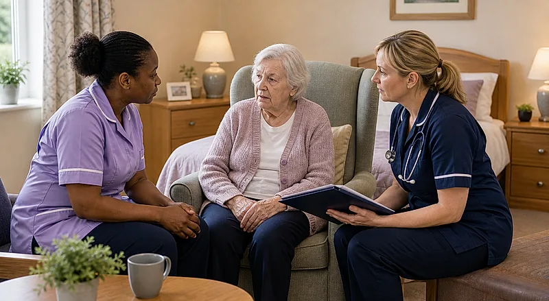 Care homes course visual for Delirium and Acute Confusion