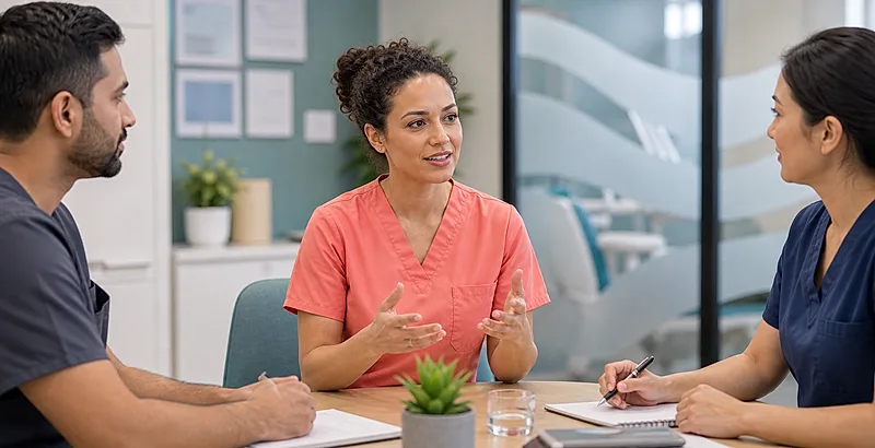 Dental nurse course visual for Effective Practice Meetings