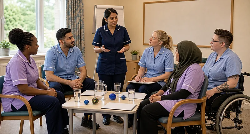 Care homes course visual for Equality, Diversity and Inclusion