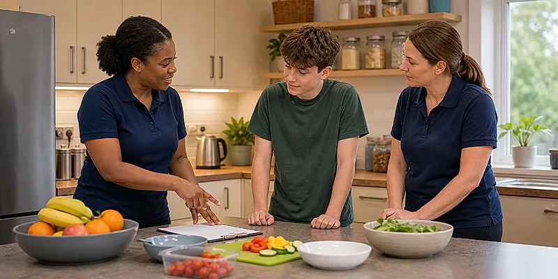 Children's homes course visual for Food Safety, Allergens and Healthy Mealtimes