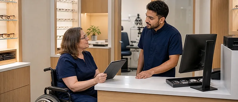 Optical practice course visual for Front Desk Red Flags: When Optical Support Staff Should Escalate
