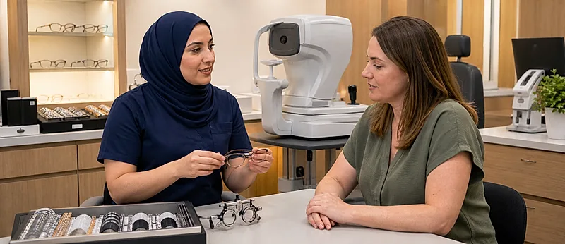 Optical practice course visual for GOC Standard 13: Respect, Fairness, and Non-Discrimination