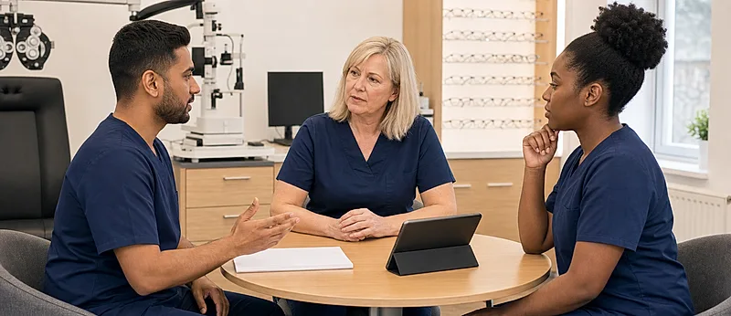Optical practice course visual for GOC Standard 15: Sexual Harassment