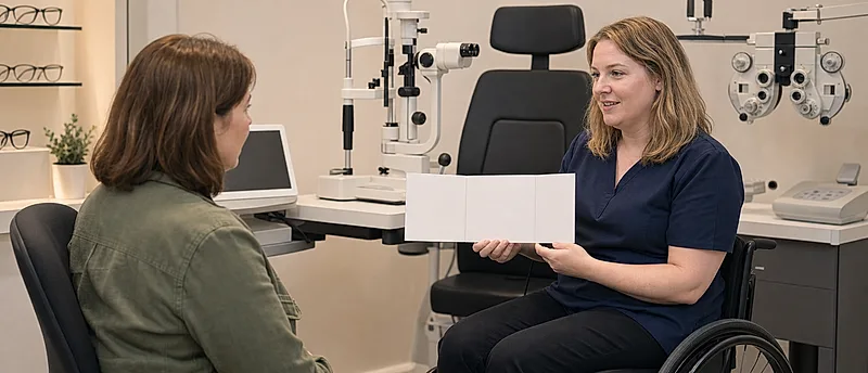 Optical practice course visual for GOC Standard 2: Communicating Effectively with Patients