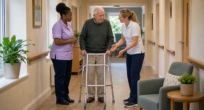 Care homes course visual for Manual Handling