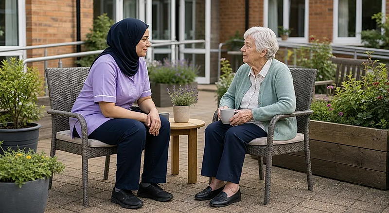 Care homes course visual for Mindfulness