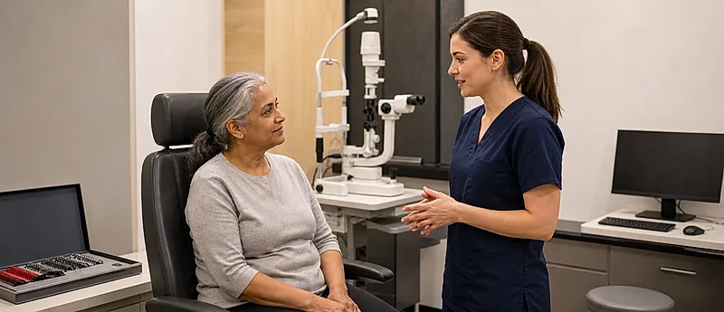 Optical practice course visual for GOC Standard 3: Obtaining Valid Consent
