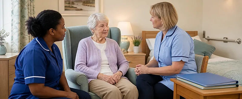Care homes course visual for Pressure Ulcer Prevention and Skin Integrity