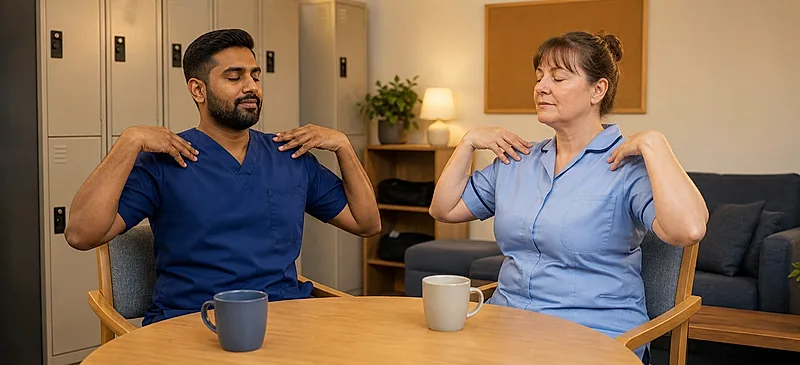 Care homes course visual for Progressive Relaxation Techniques