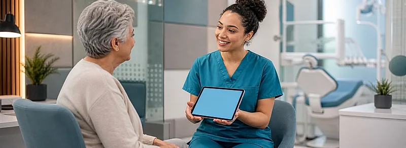 Dental nurse course visual for Communication Methods and Technologies