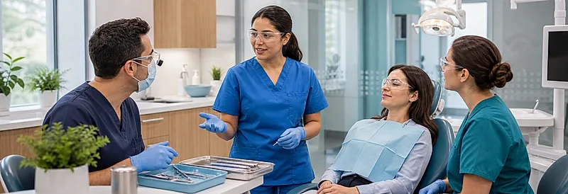 Dental nurse course visual for Effective Team Working and High-Quality Care