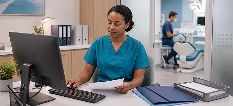 Dental nurse course visual for Contemporaneous, Complete and Accurate Patient Records