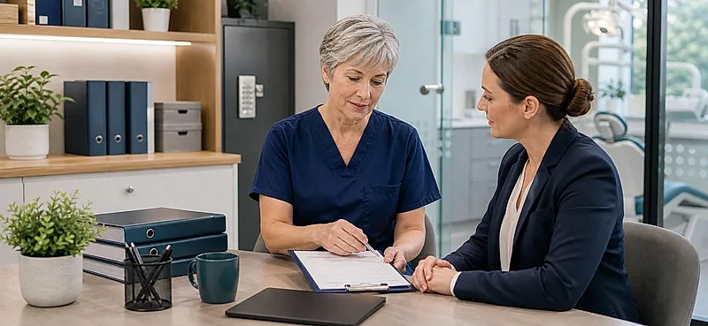 Dental nurse course visual for Legal and Regulatory Compliance in Dental Practice