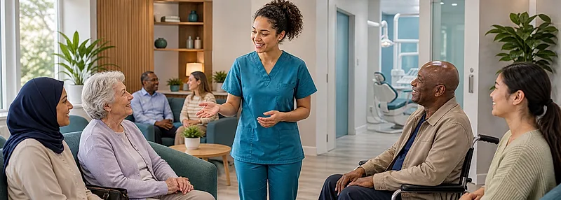 Dental nurse course visual for Diversity, Equality, Inclusion and Discrimination