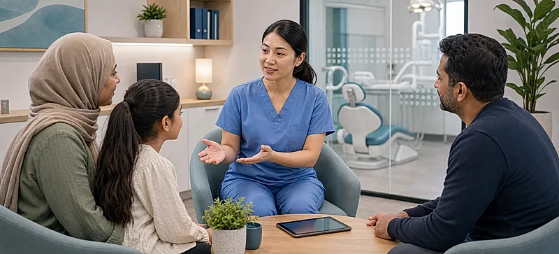 Dental nurse course visual for Cultural Competence and Diverse Patient Backgrounds