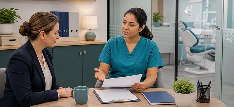 Dental nurse course visual for Appropriate Indemnity Arrangements in Dental Nursing