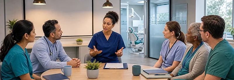 Dental nurse course visual for Dental and Wider Healthcare Systems, Policy, Delivery and Equity