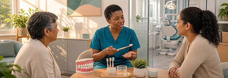 Dental nurse course visual for Health Promotion, Behaviour Change and Health Gain