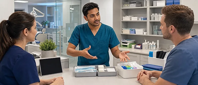 Dental nurse course visual for Resource Management, Care Decisions and Care Networks